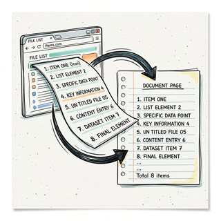 Tabs List Exporter